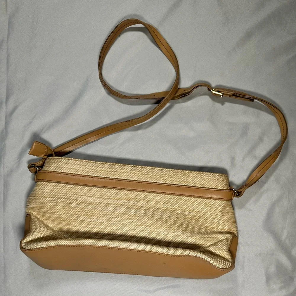 Bundle of 2 light brown shoulder bags - Fossil and Etienne Aigner